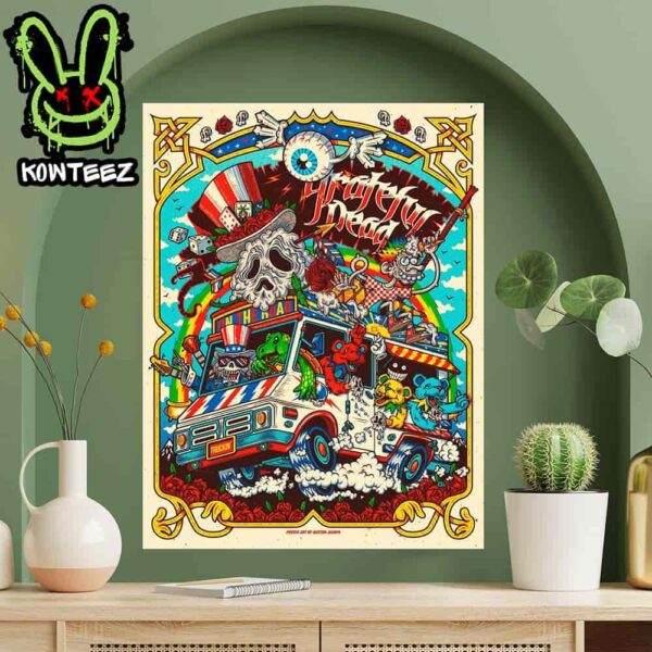 Bottleneck Gallery Grateful Dead Artist Series 2021 Dr Juanpa Home Decor Poster Canvas