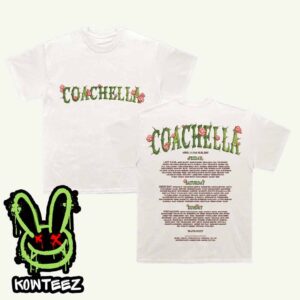 Coachella Merch Cactus Flower 2025 Lineup April 11-13 And 18-20 2025 Merchandise T-Shirt