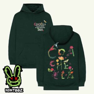 Coachella Merch Desert Critters April 11-13 And 18-20 2025 Merchandise Two Sides Unisex Hoodie T-Shirt