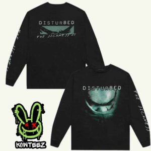 Disturbed The Sickness Tour Mech 2025 Anniversary Two Sides Long Sleeve T-Shirt