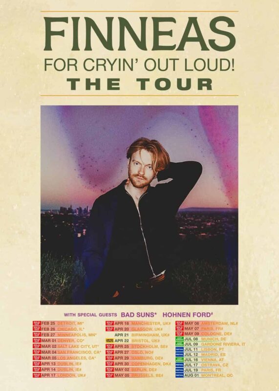 Finneas For Cryin Out Loud Tour 2025 With Bad Suns March 01 Denver CO