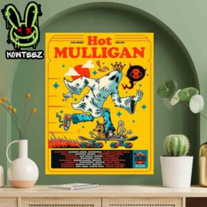 Hot Mulligan Latin America Tour Dates 2025 Home Decor Poster Canvas