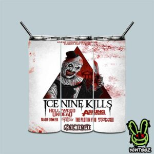 Ice Nine Kills At Sonic Temple Art And Music Festival On May 8-9-10-11 2025 Tumbler-Mug-Cup With Straw