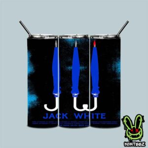 Jack White Merch Poster For No Name UK EU Tour 2025 Schedule List Dates Tumbler-Mug-Cup With Straw