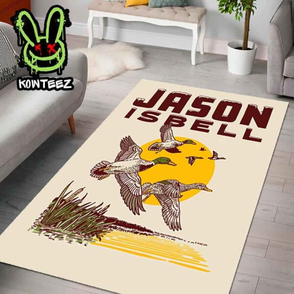 Jason Isbell Merch Poster For Show On February 23 2025 Matthews Theatre At McCarte Theatre Center Princeton New Jersey Home Decor Rug Carpet