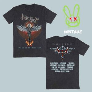 Judas Priest Angel of Retribution 20th Anniversary Tour 2025 Merch Two Sides Unisex T-Shirt