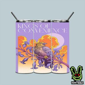 Kings Of Convenience Merch Poster For Show On February 24th In Mexico D F Teatro Metropolitan Tumbler-Mug-Cup With Straw