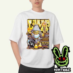 Lamp Band Merch Poster For One Of US 2025 Tour Unisex T-Shirt