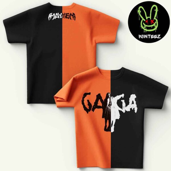 Laydy Gaga Mayhem Merch Shirt 2025 Split Two Sides All Over Print T-Shirt