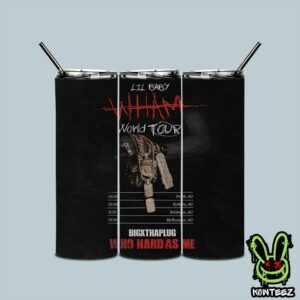 Lil Baby Merch Poster For Wham World Tour Australia October 2025 Tumbler-Mug-Cup With Straw