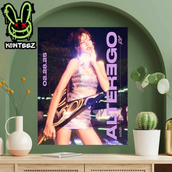 Lisa BLACKPINK Poster Alter Ego February 28 2025 Lloud Roxi Home Decor Poster Canvas