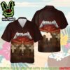 Metallica Metal Up Your Aloha 2025 Hawaiian Shirt And Beach Short