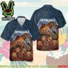 Metallica Tropical Thunder 2025 Hawaiian Shirt And Beach Short