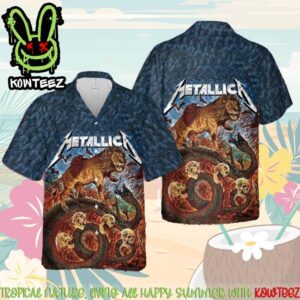 Metallica Zeb Love Lion Snake 2025 Hawaiian Shirt And Beach Short