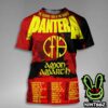 Pantera The Heaviest Tour Of The Summer 2025 With Amon Amarth Schedule List Dates All Over Print T-Shirt