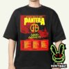 Pantera Tour Dates 2025 Merch Unisex T-Shirt