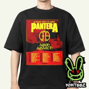 Pantera The Heaviest Tour Of The Summer 2025 With Amon Amarth Schedule List Dates Unisex T-Shirt