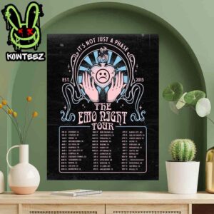 The Emo Night Tour 2025 It’s Not Just A Phase Home Decor Poster Canvas