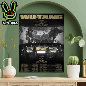 Wu Tang Clan Merch Poster For Forever The Final Chamber Tour With Run The Jewels Tour Dates On June And July 2025 Home Decor Poster Canvas