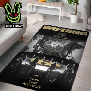 Wu Tang Clan Merch Poster For Forever The Final Chamber Tour With Run The Jewels Tour Dates On June And July 2025 Home Decor Rug Carpet