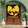 Wu Tang Clan Merch Poster For Forever The Final Chamber Tour With Run The Jewels Tour Dates On June And July 2025 Home Decor Poster Canvas