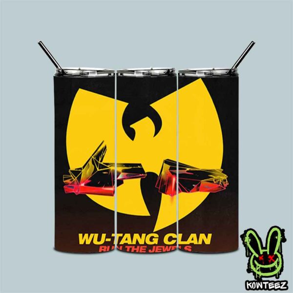 Wu Tang Clan Merch Poster For Run The Jewels Summer Tour Dates 2025 Tumbler-Mug-Cup With Straw