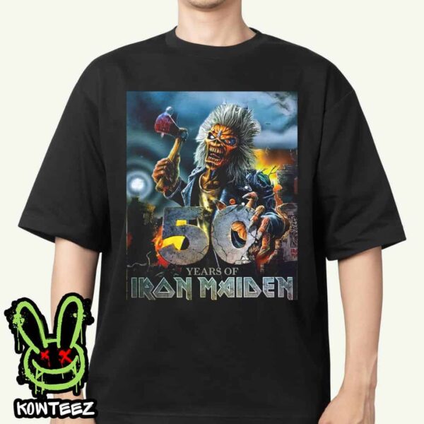 50 Years Of Iron Maiden Run For Your Lives World Tour 2025 Unisex T-Shirt