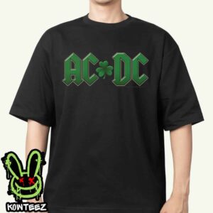 AC DC Merch Shirt Lucky Clover St Patty’s Day T-Shirt