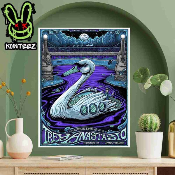 An Acoustic Evening With Trey Anastasio Tour On March 9th 2025 In Boston Ma At Wang Theatre Home Decor Poster Canvas