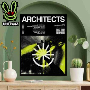 Architects 2025 European Tour Dates October Home Decor Poster Canvas