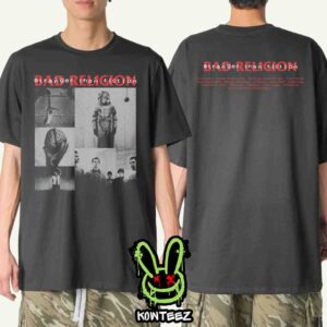 Bad Religion Merch Shirt 2025 Stranger Than Fiction Collage Track List Two Sides Unisex T-Shirt