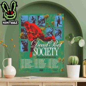 Dead Poet Society Merch Poster For Europe Tour 2025 Home Decor Poster Canvas