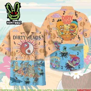 Dirty Heads Lay Me Down Fan Summer Summer Merch 2025 Hawaiian Shirt And Beach Short