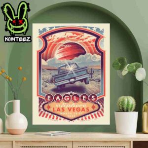 Eagles Merch Poster For Show At Sphere Las Vegas On March 14-15 2025 Life In The Fast Lane Home Decor Poster Canvas