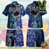 Elvis Presley Album Cover Aloha Hawaiian Shirt And Beach Short