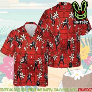 Elvis Presley Bright And Bold Aloha Hawaiian Shirt And Beach Short