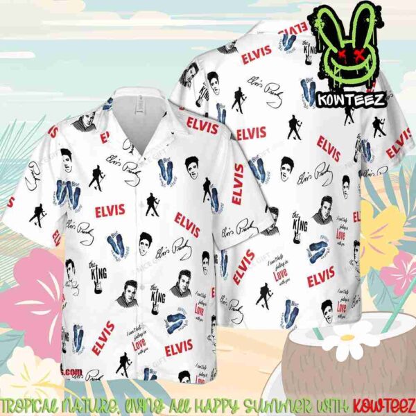 Elvis Presley Cool And Casual Aloha Hawaiian Shirt And Beach Short