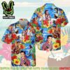 Elvis Presley Long Live The King Red Background Aloha Hawaiian Shirt And Beach Short