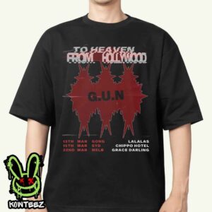 G U N Band To Heaven From Hollywood Tour 2025 Merch Unisex T-Shirt