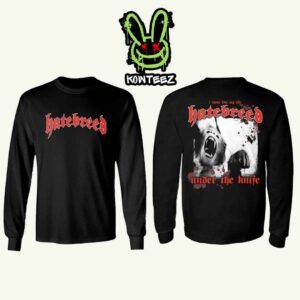 Hatebreed Merch 2025 Under The Knife Long Sleeve Two Sides Shirt