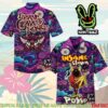 Insane Clown Posse Chop Chop Slide Summer Merch 2025 Hawaiian Shirt And Beach Short