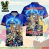 Iron Maiden Dark Horror Merch 2025 Hawaiian Shirt And Beach Short