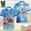 Iron Maiden Somewhere in Time Merch 2025 Hawaiian Shirt And Beach Short