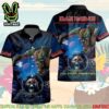 Iron Maiden Stranger in a Strange Land Sci-Fi Merch 2025 Hawaiian Shirt And Beach Short