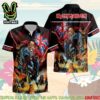 Iron Maiden The Number Of The Beast Tribal Merch 2025 Hawaiian Shirt And Beach Short