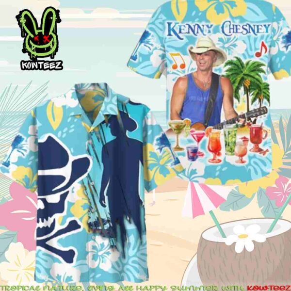 Kenny Chesney Everything’s Gonna Be Alright Summer Merch 2025 Hawaiian Shirt And Beach Short