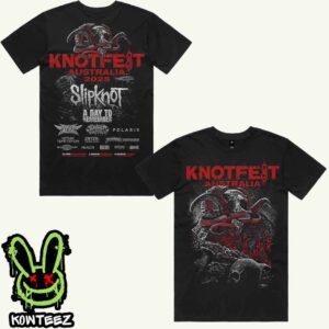 Knotfest Merch Shirt Australia 2025 Snake Skull Admat Full Line-Up Two Sides Unisex T-Shirt