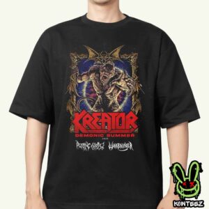 Kreator DEMONIC SUMMER Tour 2025 With Rotting Christ and Warbringer Unisex T-Shirt