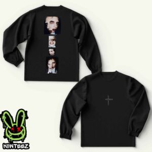 Lady Gaga Merch Shirt Stacked Photo Featuring Mayhem Two Sides Long Sleeve Unisex T-Shirt