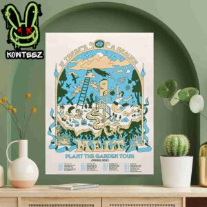 Melt Band Plant The Garden Tour Spring 2025 Schedule List Dates Home Decor Poster Canvas